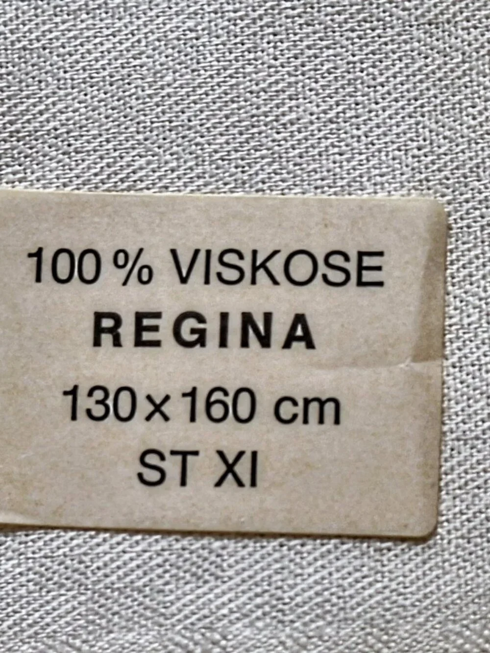 Vintage West German Viscose Linen Souvenir Map Tablecloth 51″ x 63͂″